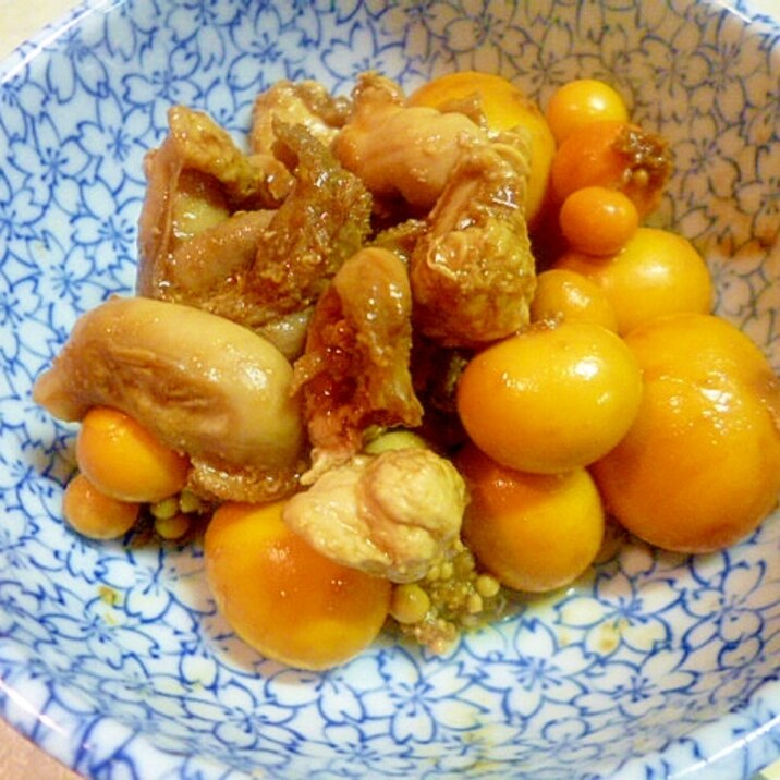 簡単♪おつまみ♪しょうがの効いた鶏のもつ煮